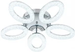 Потолочная люстра Escada Barit 10283/5LED 120Вт, металл/акрил, хром (регулировка яркости, 220V, пульт управления)