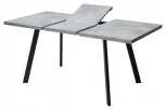Стол BRICK M 120 Бетон Портленд/ Черный