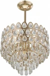 Потолочная люстра хрустальная на штанге Arte Milano Sorrento-2019 372019/6/300/390 GD (220V)