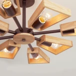 Потолочная люстра Eurosvet Klark 70056/8 черный (220V)