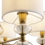 Потолочная люстра на штанге Freya Raise FR5369CL-05BS (220V, круглые)