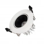 Встраиваемый точечный светильник MS-FORECAST-BUILT-TURN-R82-8W Warm3000 (WH-BK, 32 deg, 230V) (Arlight, IP20 Металл) 035448(1) (LED)