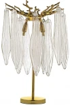 Интерьерная настольная лампа Dio D`arte Tavenna Gold Tavenna H 4.1.1.104 G (220V, хрусталь, подвески)