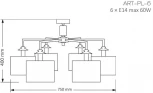 Потолочная люстра Kutek ARTU ART-PL-6(N/А)