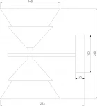 Бра Eurosvet Rylee 70138/2 хром