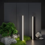 Наземный светильник Elektrostandard Flat 1538 TECHNO LED серый (220V, IP54)