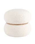 Пуф Полли S тедди белый УТ000036427
