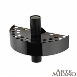 Бра Arte Milano 1A.D170.H450.E14.2 Bk (220V)