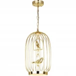 Подвесной светильник Favourite Chick 1928-2P (LED, 220V, на цепи, птички, клетка)