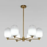 Потолочная люстра на штанге Eurosvet Loona 60161/6 латунь (220V)