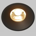 Встраиваемый светильник Maytoni Round DL058-12W2.7K-B (LED, 220V, круглые)