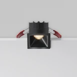 Встраиваемый светильник Maytoni Alfa LED DL043-01-10W3K-SQ-B-1 (220V)