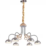 Подвесная люстра Lucia Tucci Natura 064.6 Led (220V, бук, на цепи)