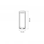 Наземный светильник Lightstar Paletto 382874 (LED, 220V, IP55)