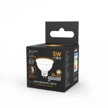 Лампочка светодиодная GU5.3 5 Вт 400 lm 2700K теплое свечение Gauss 201505105