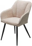 Стул M-City REFLET 3018-10 бежевый, шенилл / черный каркас