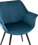 Стул Stool Group Мэйсон велюр пыльно-синий УТ000035802