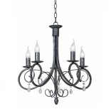 Подвесная люстра Vitaluce V1480/5 (220V, ковка, на цепи, свеча)