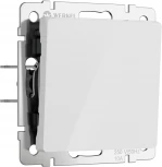 Выключатель одноклавишный (белый акрил) Werkel W1110041 (a063996)