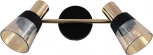 Спот Escada Brandy 684/2A 2x40Вт E14, металл/стекло, чёрный/золото