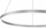 Подвесной светильник Galass V000018L (14001/1P Silver) (LED, 220V, пульт управления, на тросе, кольцо)