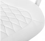 Компьютерное кресло Woodville Damian white / satin chrome 15429