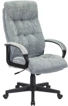 Кресло руководителя Бюрократ CH-824 серо-голубой Light-28 крестовина пластик