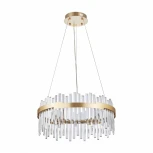 Подвесная люстра Arte Milano Venezia 312011/D600 BS (регулировка яркости, LED, 220V, хрусталь, пульт управления, на тросе, круглые)