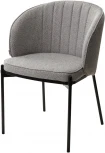 Стул DIANA TRF-08 теплый серый/ черный каркас