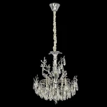 Подвесная люстра Citilux Ritz CL310061 (220V, хрусталь, подвески, на цепи, листья, ветки)