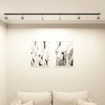 Трековый светильник однофазный Denkirs Bell DK6050-BW+BK (220V)