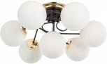 Потолочная люстра Arte Milano Neapolis-76408 276408/6+1 BK/GD (220V, шар)