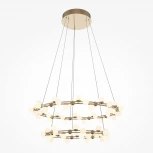 Подвесная люстра ярусная Maytoni Tessara MOD081PL-L84G3K (LED, 220V, на тросе, шарики, круглые)