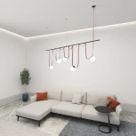 Комплект ременной трековой системы Belty на штанге Rod Denkirs Belty Set DK55SET06-02-DG (LED, 48V)