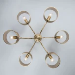 Потолочная люстра Wi-Fi Bogate's Pallada 293/6 (220V, управление смартфоном, голосовое управление, умный дом - Minimir Home, Алиса, Маруся, Салют)