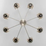 Потолочная люстра на штанге Eurosvet Grino 70139/8 никель (220V)