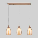 Подвесной светильник Eurosvet Cosmic 50285/3 золото (220V, на проводе)