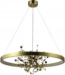 Подвесная люстра Crystal Lux Garden SPLED+4 D800 GOLD