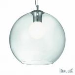 Подвесной светильник Ideal Lux Nemo SP1 D40 TRASPARENTE (220V, на тросе, шар)