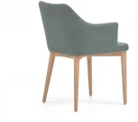 Обеденный стул La Forma (ex Julia Grup) Croft (Зеленый/ Фанера,Ясень)