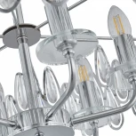 Потолочная люстра хрустальная на штанге Arte Milano Sorrento-2009 372009/6/80/490 CR (220V)