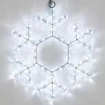 Фигура ARD-SNOWFLAKE-M7-450x375-126LED White (230V, 7.5W) (IP65)