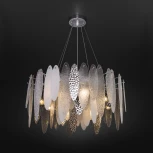 Подвесная люстра Wi-Fi Bogate's Canaria 324/8 (220V, управление смартфоном, голосовое управление, умный дом - Minimir Home, Алиса, Маруся, Салют, на тросе, круглые)