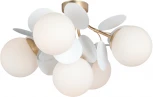 Потолочная люстра на штанге Vitaluce V3038-8/5PL (220V, шарики)