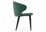 Стул Woodville на металлокаркасе Алсисар катания изумруд / черный 469974