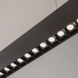 Подвесной линейный светильник Points 4000K 1x40Вт 25° LED Maytoni Technical P050PL-L40B4K (220V, на тросе)