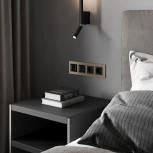 Рамка на 4 поста (шампань, стекло soft-touch) Werkel W0043111 (a064579)