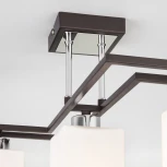 Потолочная люстра Eurosvet 70018 70018/3 хром/венге