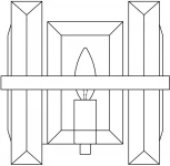 Настенный светильник Maytoni Cerezo MOD201WL-01N (220V, хрусталь)