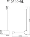 Настенный светильник светодиодный Moderli Provo V10540-WL (220V)